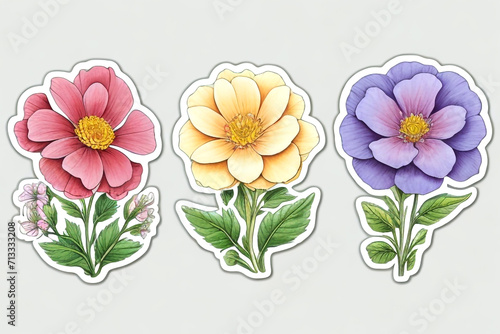Flowers Sticker.
