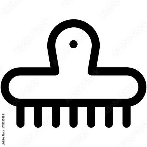Afro Comb Vector Icon