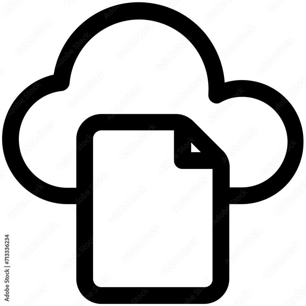 Sky Docs Vector Icon Sky Docs Vector Icon