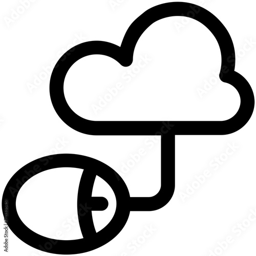 Cloud Computing Vector Icon