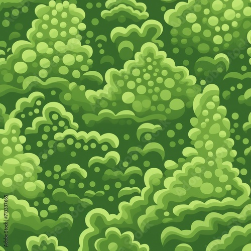 Moss Green Uva Ursi pattern