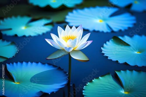 water lily flower. 