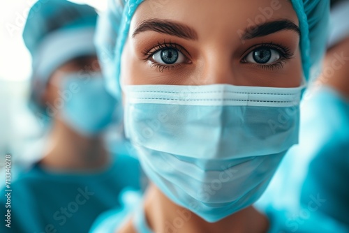 Healthcare Professional Engaging With Camera While In Hospital