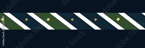 Navy argyle and green diamond pattern, in the style of minimalist background photo