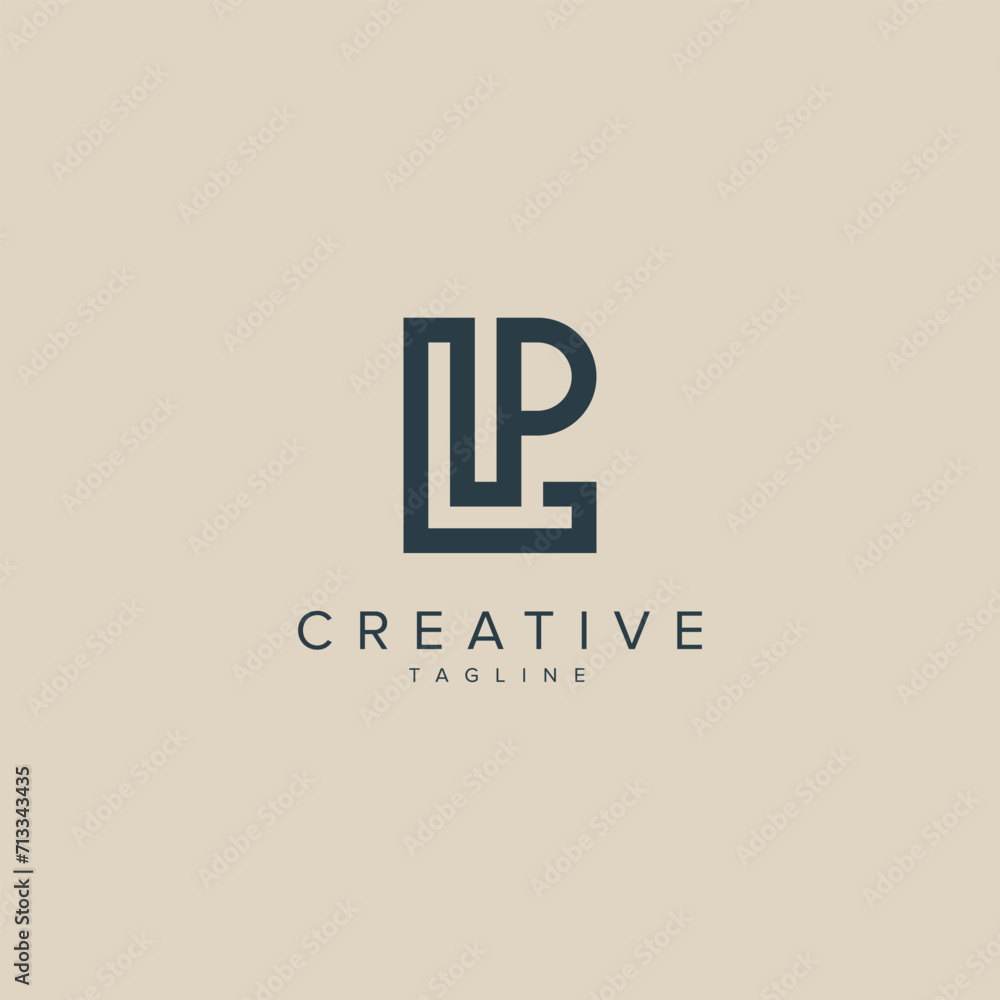 Alphabet Letters LP PL Business Logo Initial Based Monogram Icon Vector. Alphabet Letters LP PL Business Logo Initial Based Monogram Icon Vector.
