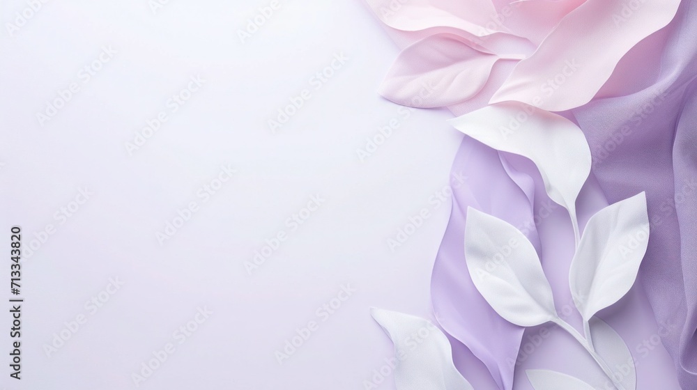 background with bouquet of flowers , The clean and sleek design of this backdrop is enhanced by the serene hues of purple and the texture of painted white.. mother´s, women´s, day card