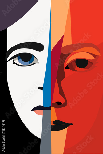 Two faces, duplicity  