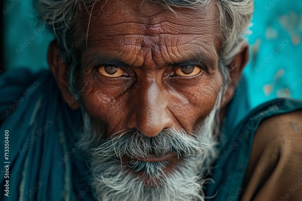 Bangladeshi old man in national clothes portrait close up from history of Bangladesh realistic full length photography texture. Bangladeshi man. Horizontal format Bangladeshi old man in national clothes portrait close up from history of Bangladesh realistic full length photography texture. Bangladeshi man. Horizontal format