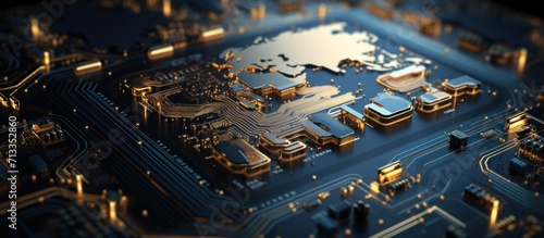 a world map is shown on an electronic board