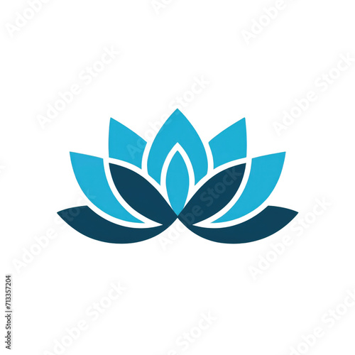 Lotus icon on transparent background