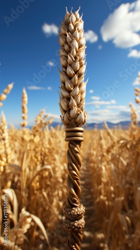 The flail was a tool used by farmers for threshing UHD wallpaper