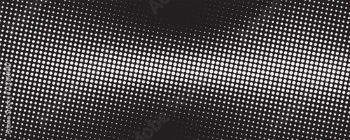 Black and white dotted halftone background. Grunge halftone vector background in black and white colors. Distressed overlay texture