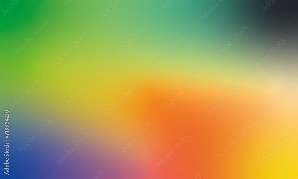 Blurred gradient mesh background in bright colors. Colorful smooth banner template. Easy editable colorful colored. Smooth colorful gradient background
