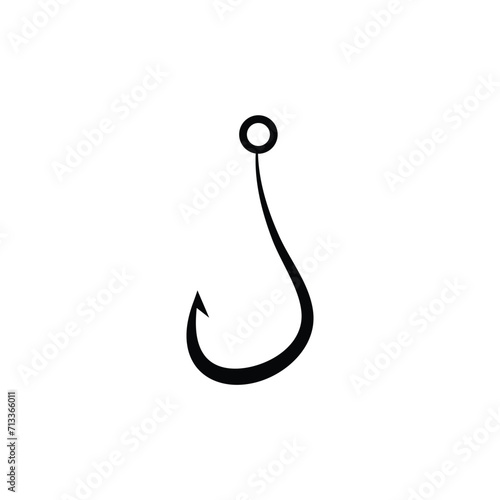 fishing hook logo icon