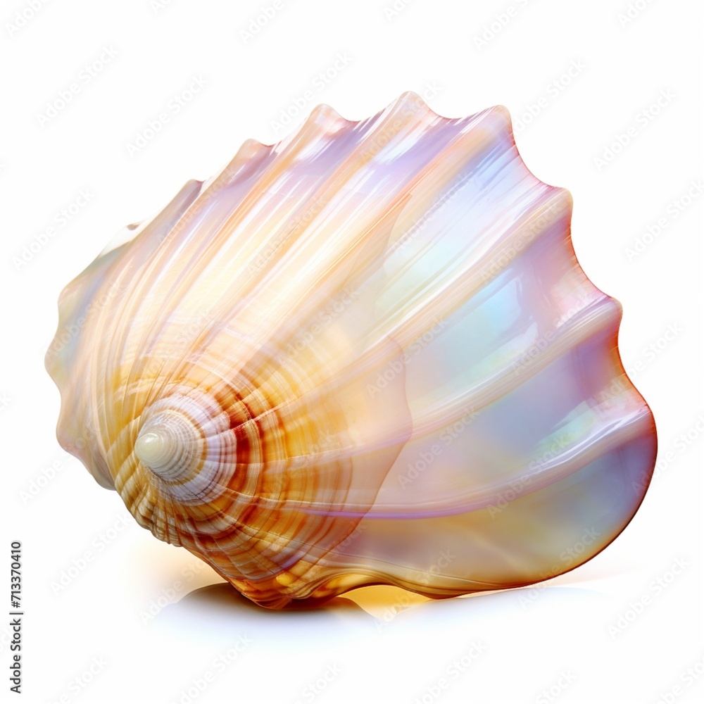 Obraz premium Very nice shell transparent images Generative AI