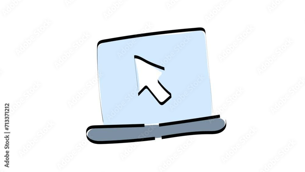 a laptop. technique. os. technology. work. freelance. the computer. Doodle. vector. on a white background. a laptop. technique. os. technology. work. freelance. the computer. Doodle. vector. on a white background.