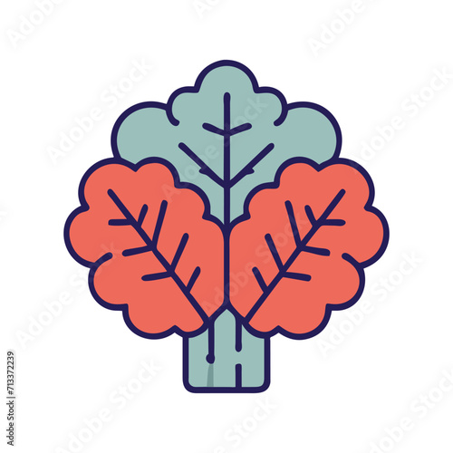 Kale cute illustration vector SVG