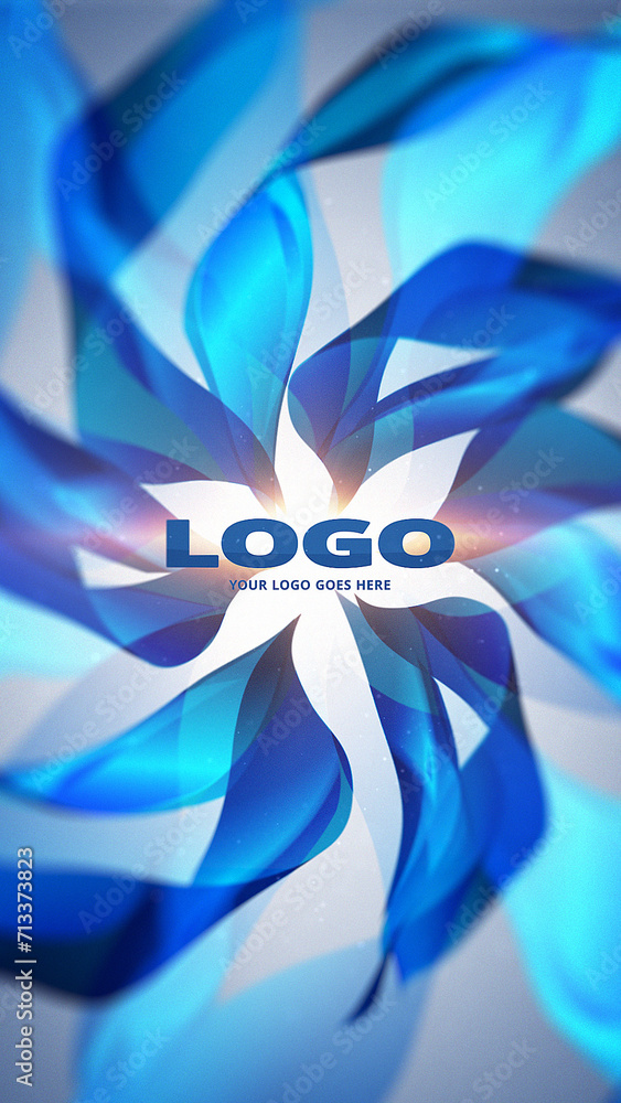 Clean Gentle Flower Logo Reveal Stock Template Adobe Stock