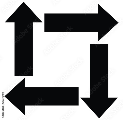 up-down icon. right and left arrow vector isolated A small two-way black direction symbol. Isolated on a white background. eps 10