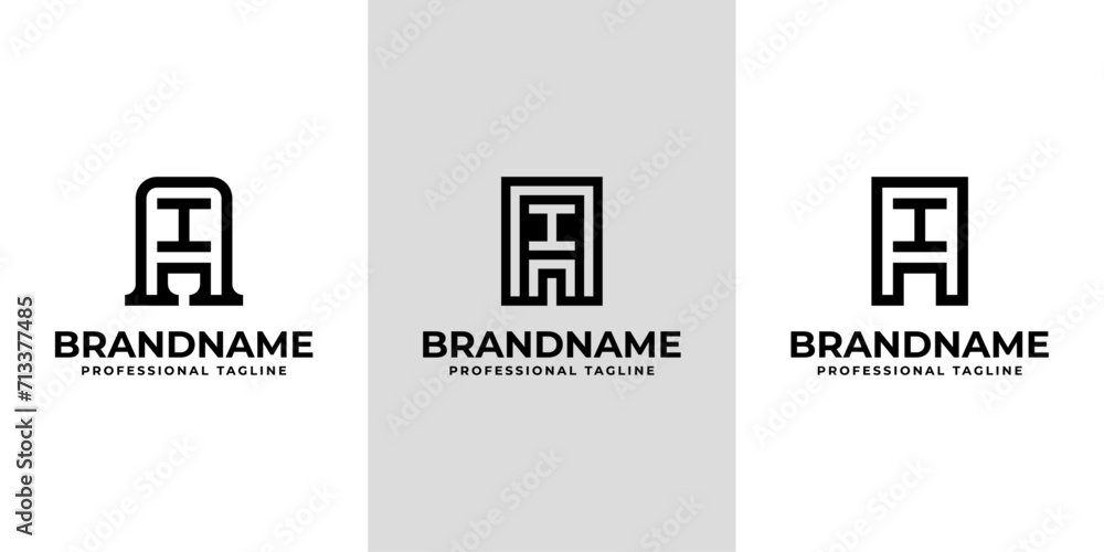 Modern Initials AI Logo, suitable for business with IA or AI initials Modern Initials AI Logo, suitable for business with IA or AI initials