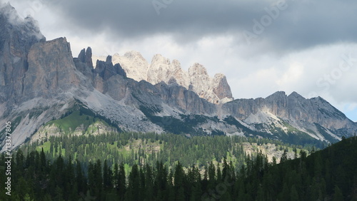 Canvas-taulu mountains in the dolomites - 31 July 2023