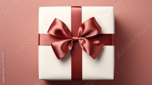 Valentine day red background Hearts, balloons, gift box, red flowers, red background with copy space