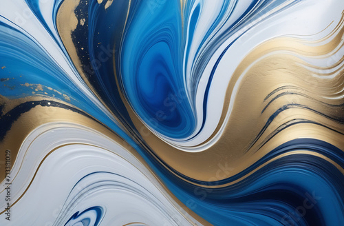 abstract background with waves fluid art 