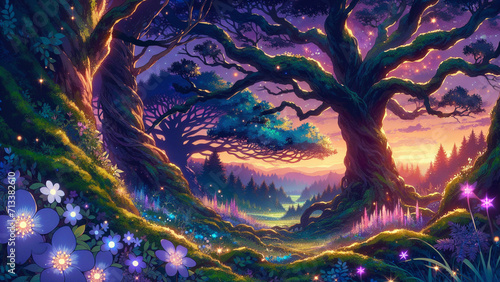Twilight Whispers: The Enchanted Twilight Grove