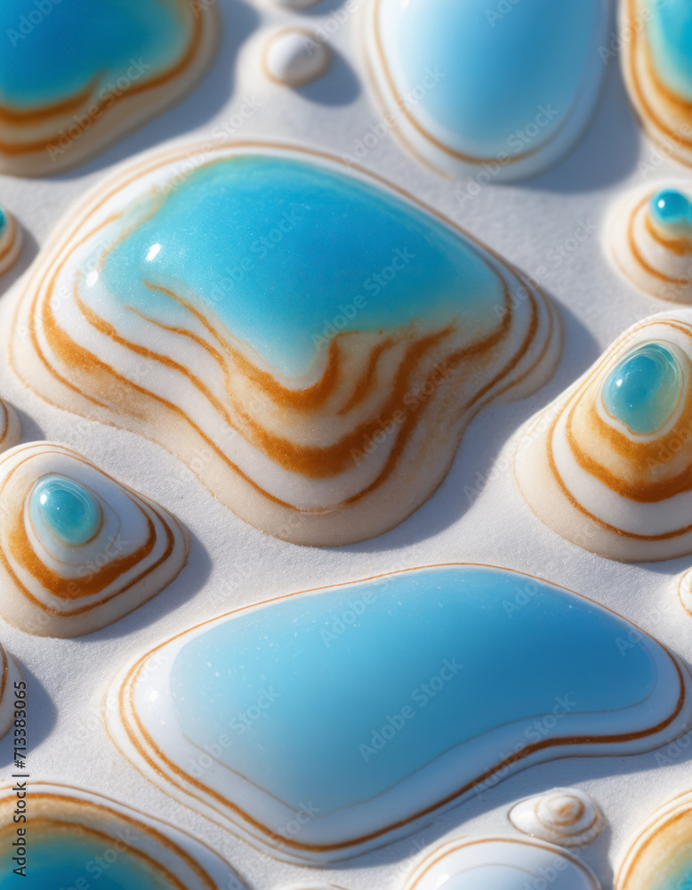 カラフルな紋様 縞瑪瑙の原石 Colorful ripples, striped agate gemstone カラフルな紋様 縞瑪瑙の原石 Colorful ripples, striped agate gemstone