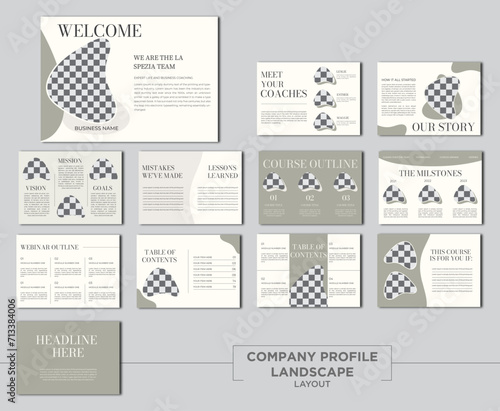 Minimal Modern Presentation Template, Clean Business Pitch Deck Template, Simple Editable Presentation Template	