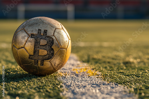 Symbolbild | Bitcoin und Fußball treffen aufeinander