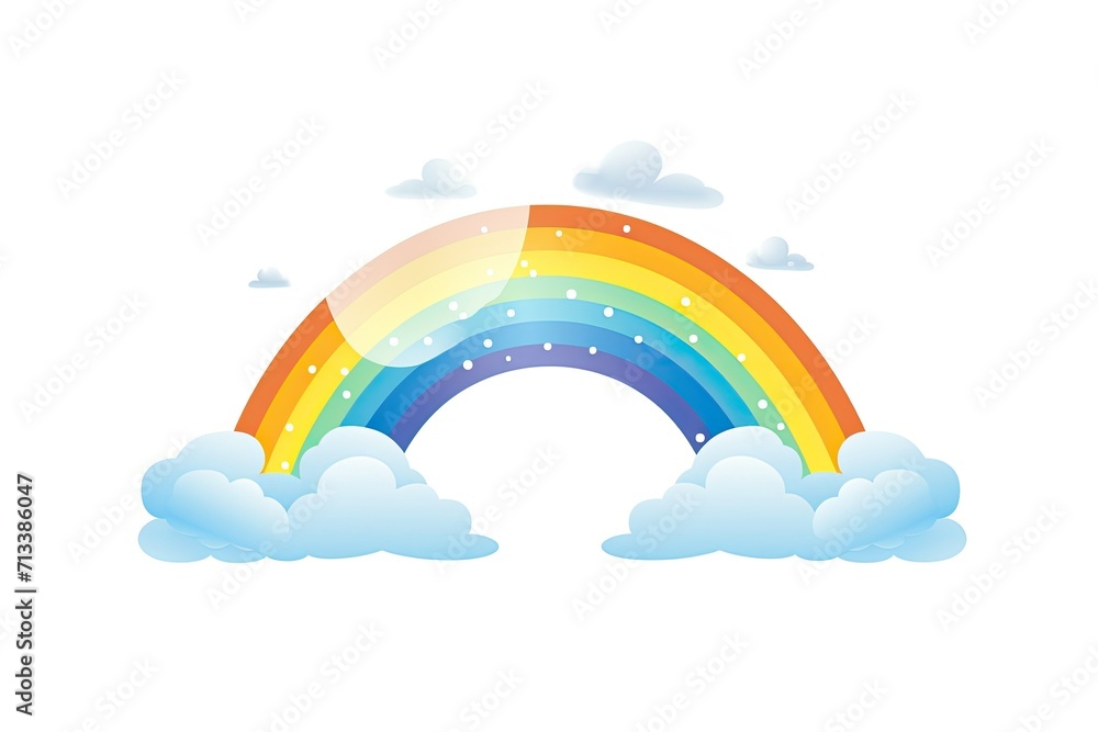 rainbow with clouds rainbow with clouds
