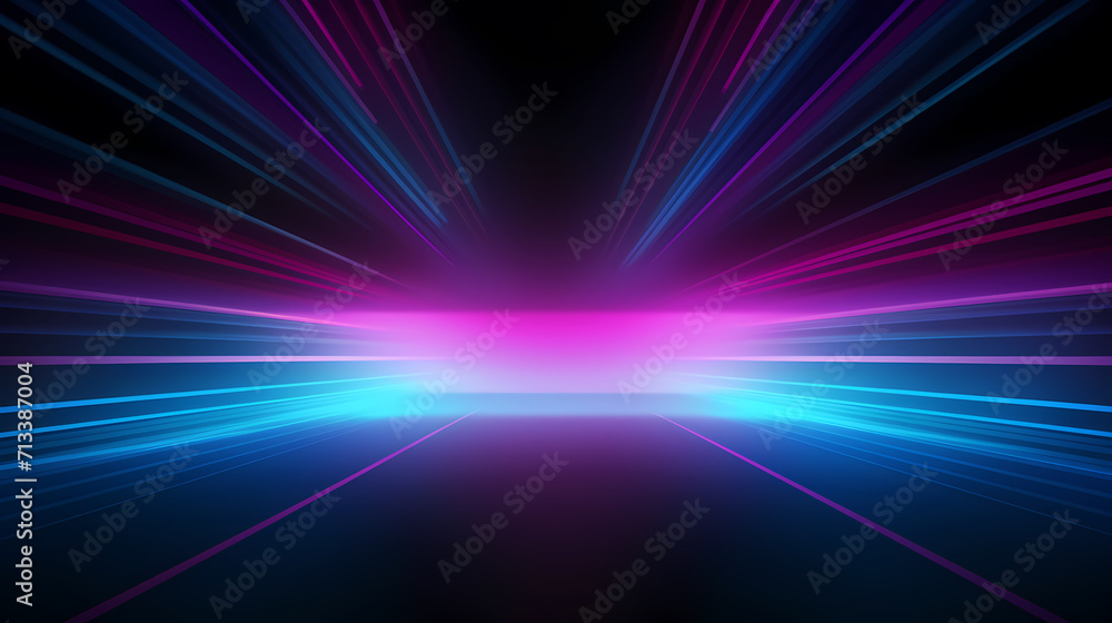 Abstract background and data transfer concept, abstract line art background