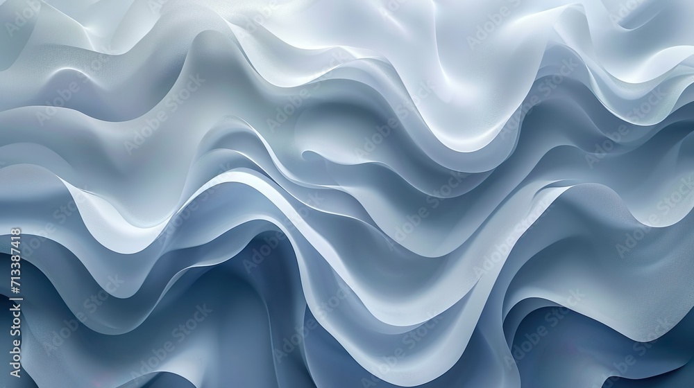 Fondo abstracto con ondas en tonos azules. Generado por IA.