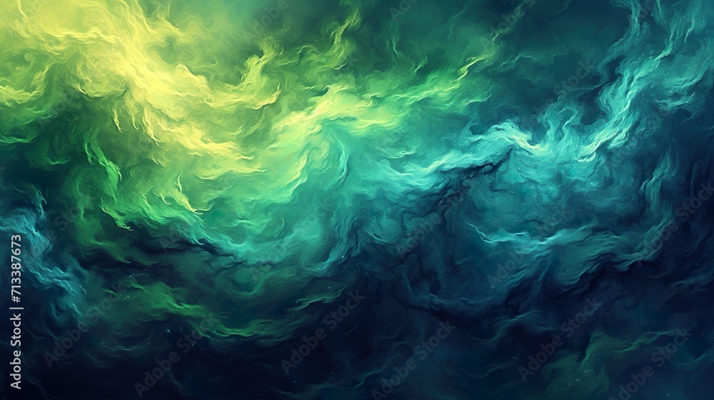 Fondo abstracto degradado en tonos verdes. Concepto de recurso gráfico ideal para web. Generado por IA. Fondo abstracto degradado en tonos verdes. Concepto de recurso gráfico ideal para web. Generado por IA.