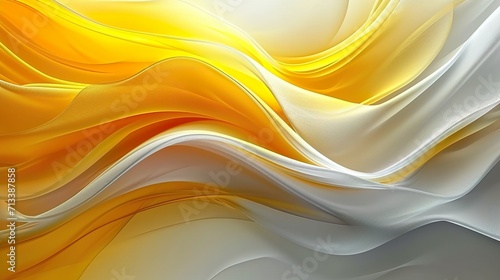 Fondo abstracto degradado en blanco y amarillo. Concepto de recurso gráfico ideal para web. Generado por IA.