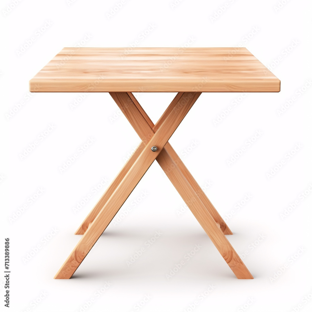 table isolated on a white background