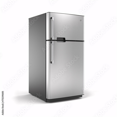 fridge isolated on a white background