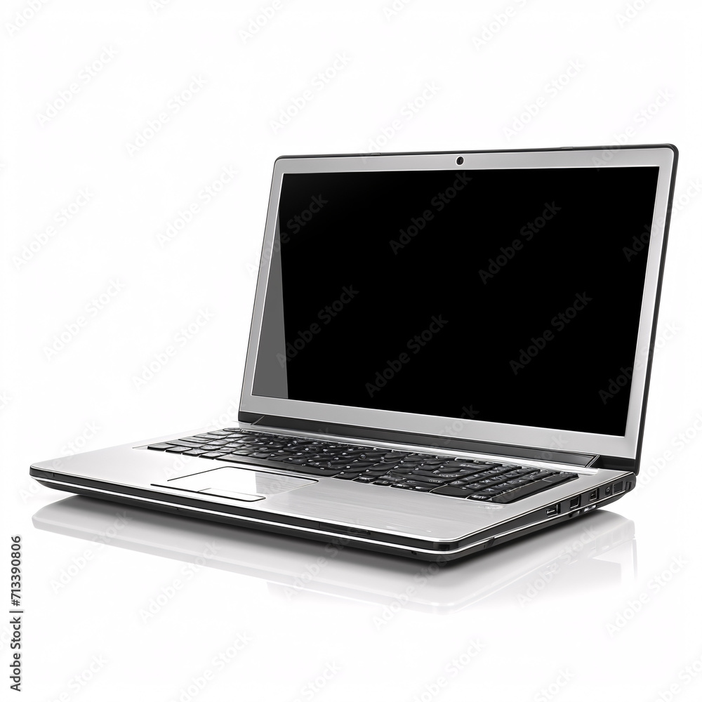 laptop isolated on a white background laptop isolated on a white background