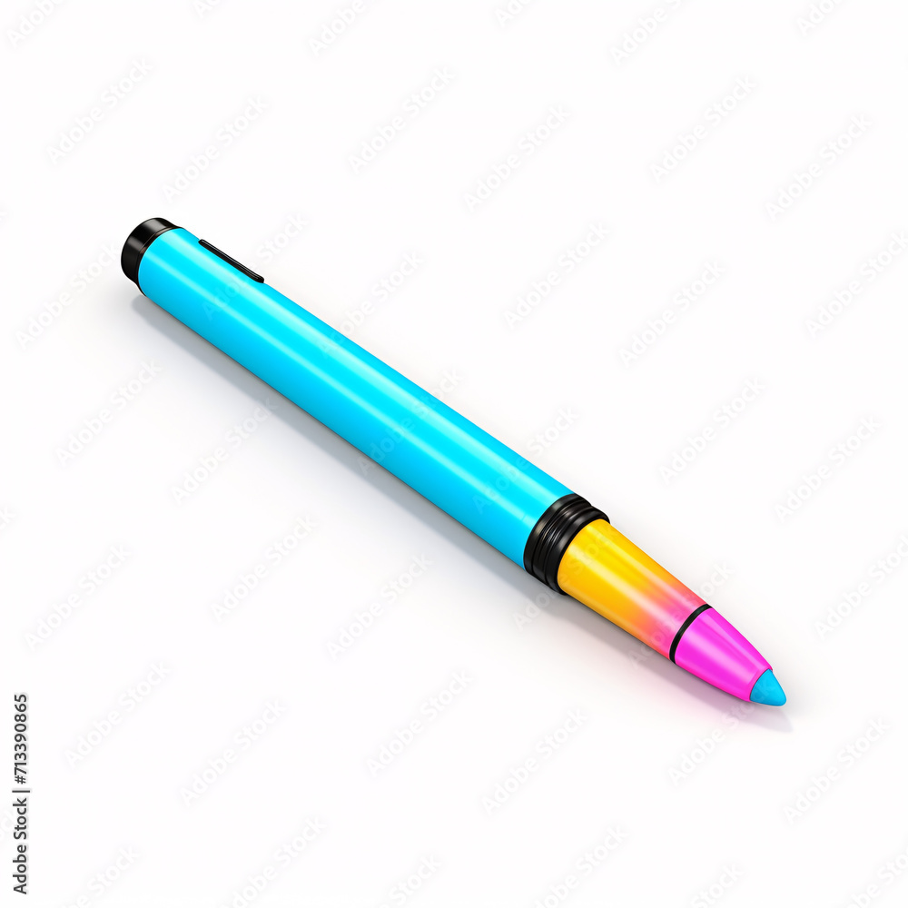 marker pen isolated on a white background marker pen isolated on a white background