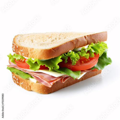 sandwich isolated on a white background