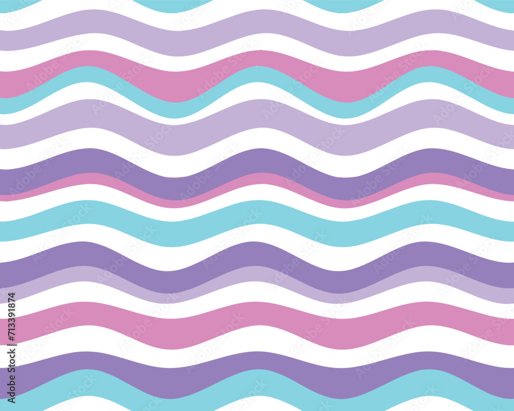 Wavy stripe pattern. girly abstract seamless vector print. Fun bright colours for teens girls, swimwear summer fashion. horizontal stripe in multi coloured. trendy and cool. fluid flow Wavy stripe pattern. girly abstract seamless vector print. Fun bright colours for teens girls, swimwear summer fashion. horizontal stripe in multi coloured. trendy and cool. fluid flow