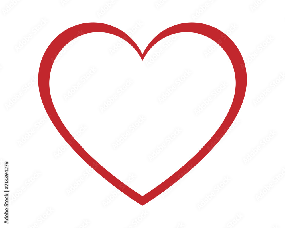 Red heart love shapes icon. Simple illustration optical heart Red heart love shapes icon. Simple illustration optical heart