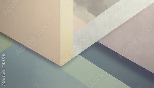 a minimalist yet impactful background illustration using a combination of pastel shades, geometric shapes, and clean lines, delivering a sophisticated and versatile visual appeal suitable for various 