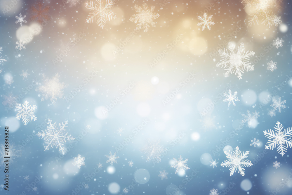 Winter background of snow with free space Generative AI Winter background of snow with free space Generative AI