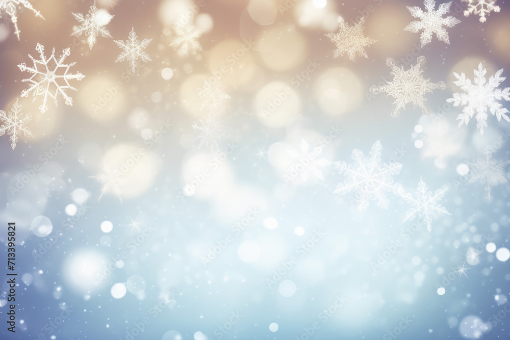 Winter background of snow with free space Generative AI Winter background of snow with free space Generative AI