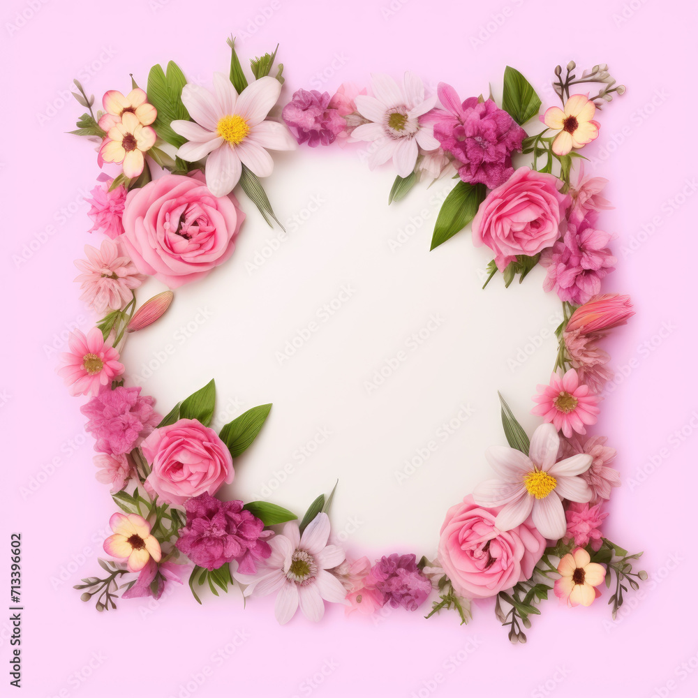 Wildflower rose flower floral frame red for background, texture, wrapper pattern, frame or border. generative ai. Wildflower rose flower floral frame red for background, texture, wrapper pattern, frame or border. generative ai.
