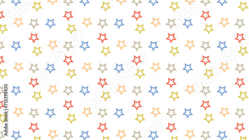 Star seamless pattern background design vector image. simple texture wallpaper geometric design