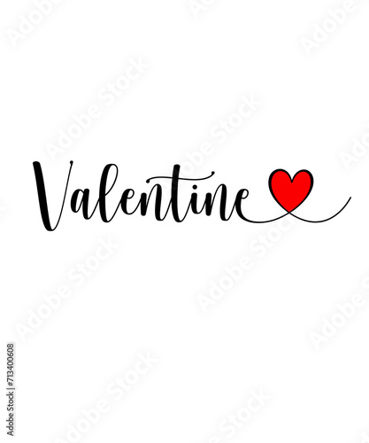 Wallpaper Mural Valentine’s Day typography text on plain white transparent isolated background for card, shirt, hoodie, sweatshirt, apparel, tag, mug, icon, poster or badge Torontodigital.ca