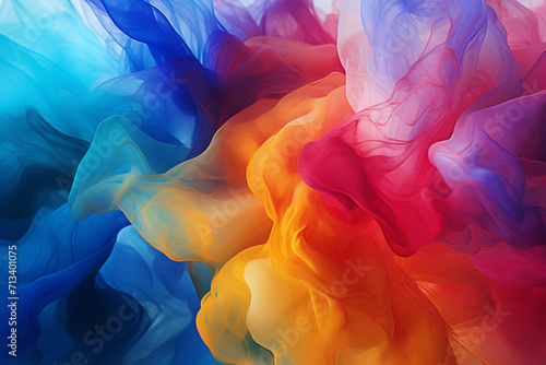abstract background with colorful smoke